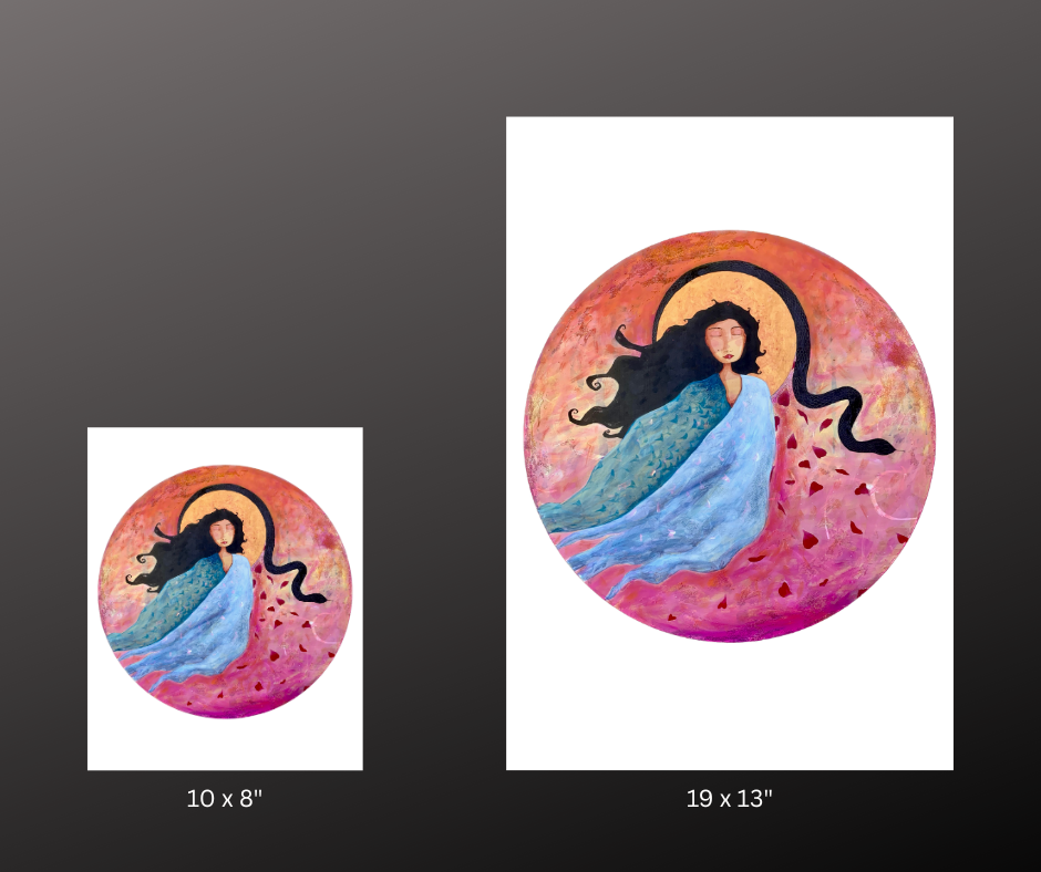 The Moon, the Snake and the Rose - poster print