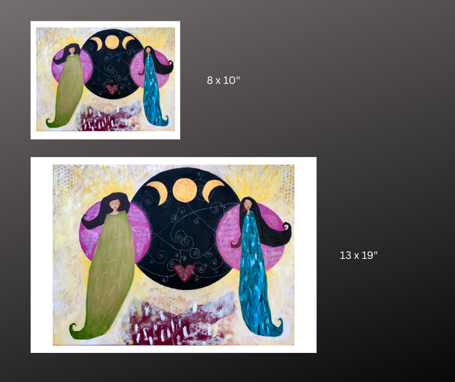 What Flows Between Us - poster print