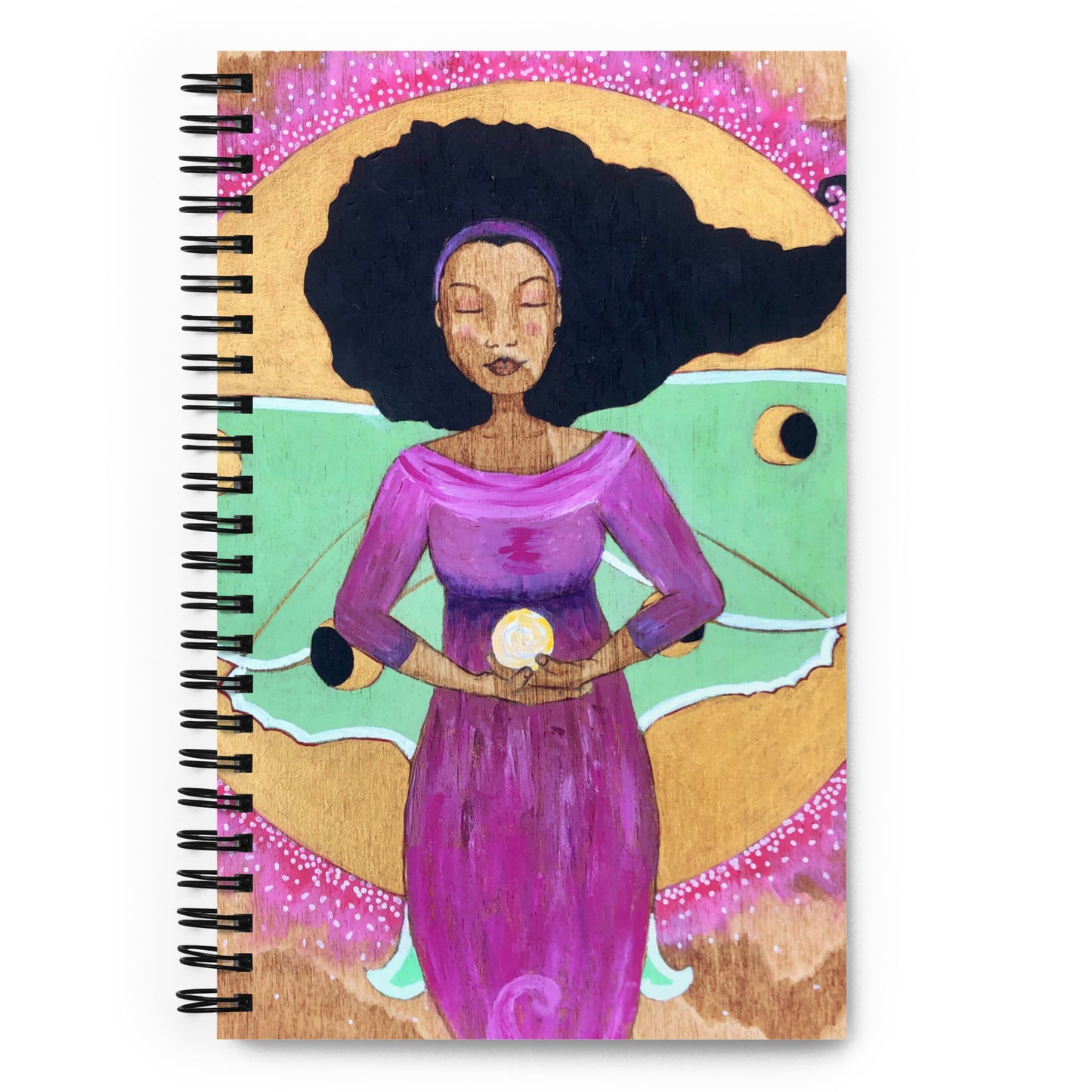 "Luna" Spiral notebook