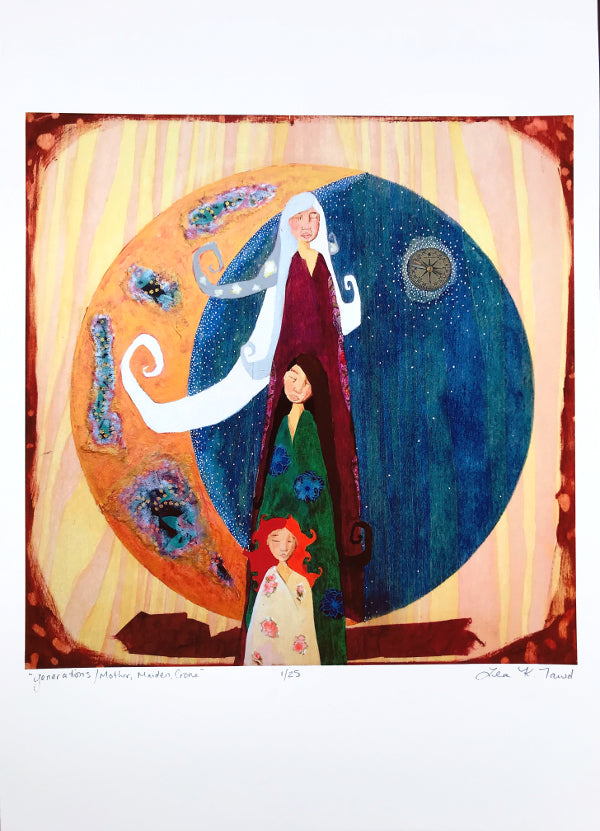 Generations - Mother, Maiden, Crone * Limited Edition Giclee Print * 13 x 19"