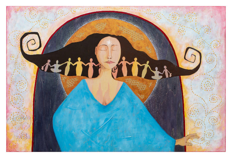 Open Up Your Loving Heart  * Limited Edition Giclee Print * 13 x 19"