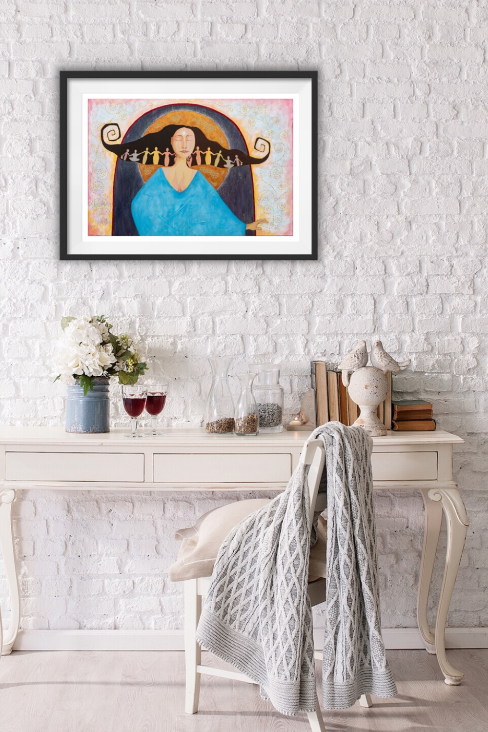 Open Up Your Loving Heart  * Limited Edition Giclee Print * 13 x 19"