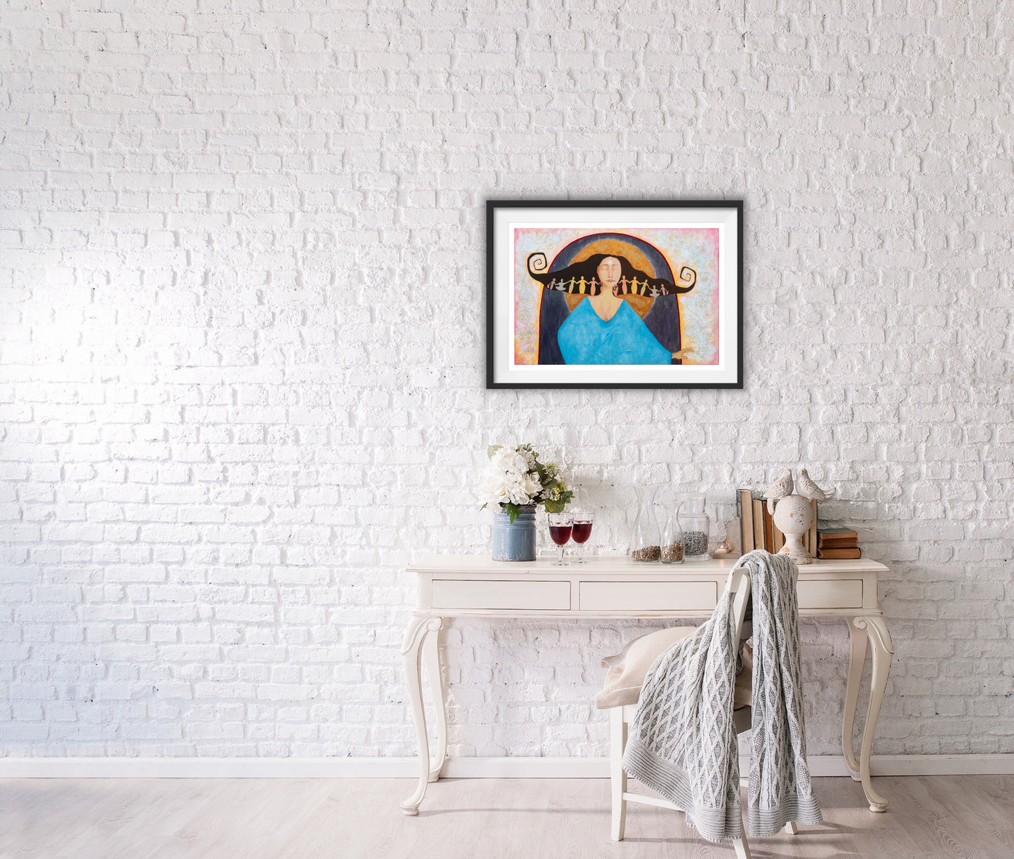 Open Up Your Loving Heart  * Limited Edition Giclee Print * 13 x 19"