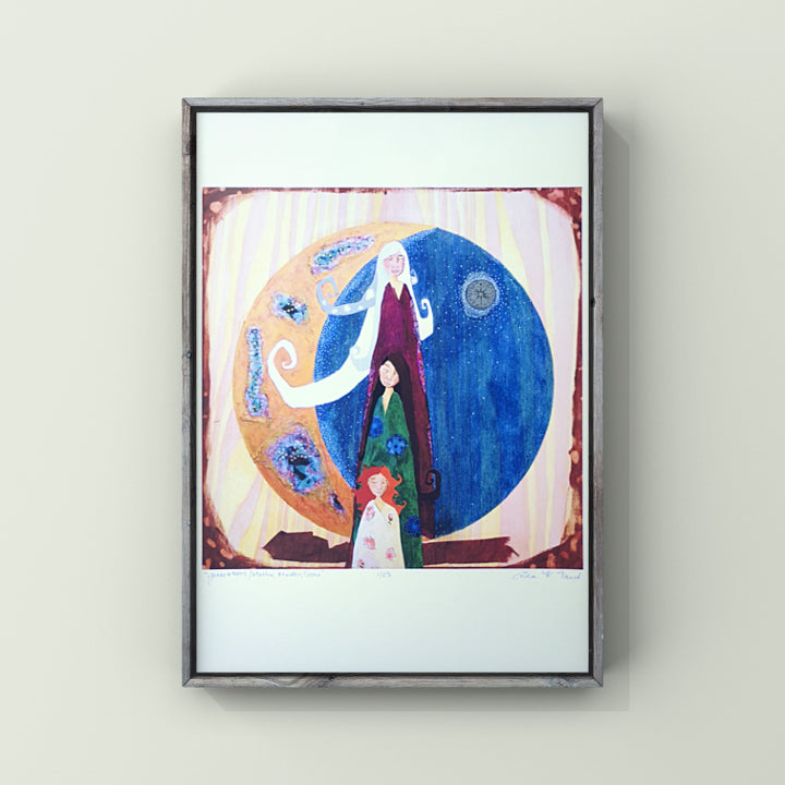 Generations - Mother, Maiden, Crone * Limited Edition Giclee Print * 13 x 19"
