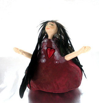 beautiful art doll by Lea K. Tawd