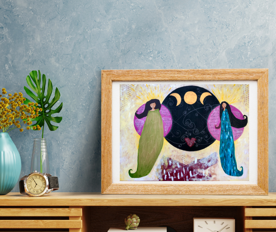 What Flows Between Us - poster print