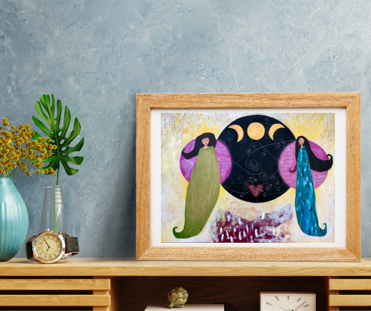 What Flows Between Us - poster print